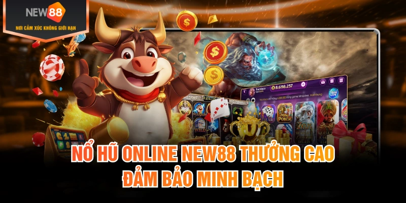 Nổ hũ online New88 thưởng cao đảm bảo minh bạch